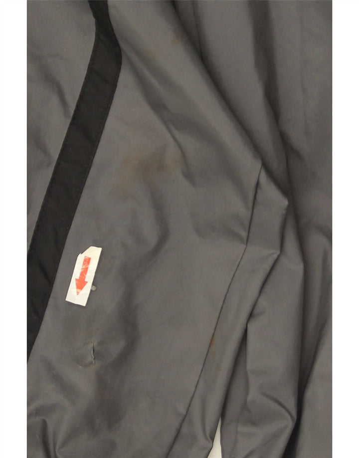 Nike Regnjakke med hætte til mænd UK 42 XL Grå polyester