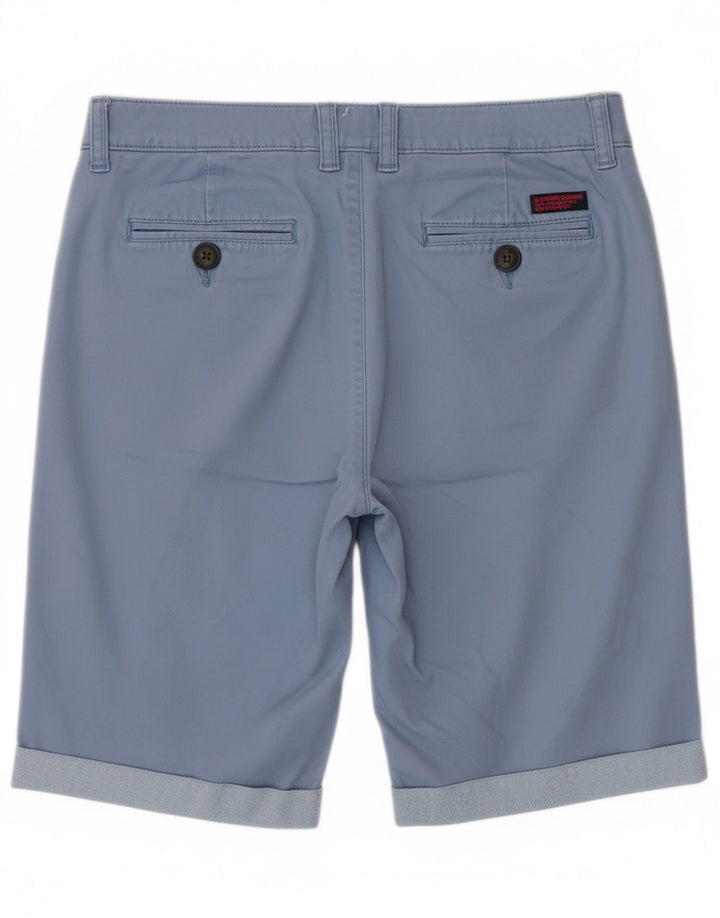 Superdry Chino Shorts til mænd XS W30 Blå Bomuld