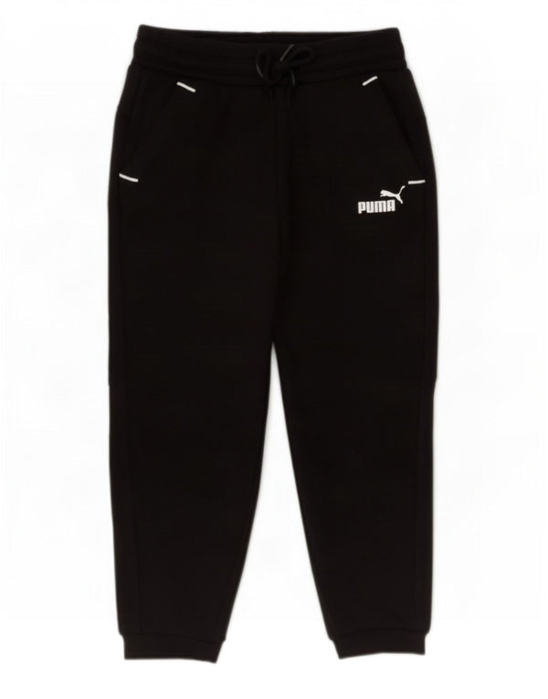 Puma Boys Grafisk træningsdragt Bukser Joggers 5-6 år Sort Bomuld