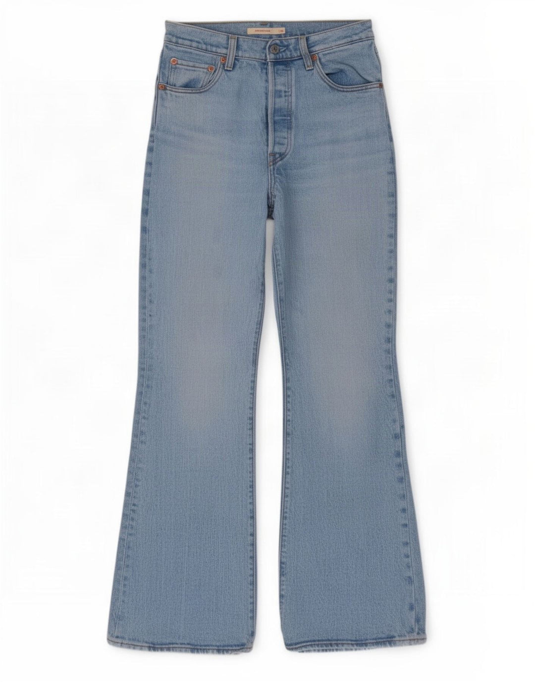 Levi's Dame Ribcage Flared Jeans W26 L30 Blå