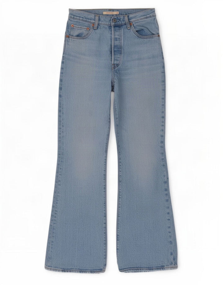 Levi's Dame Ribcage Flared Jeans W26 L30 Blå