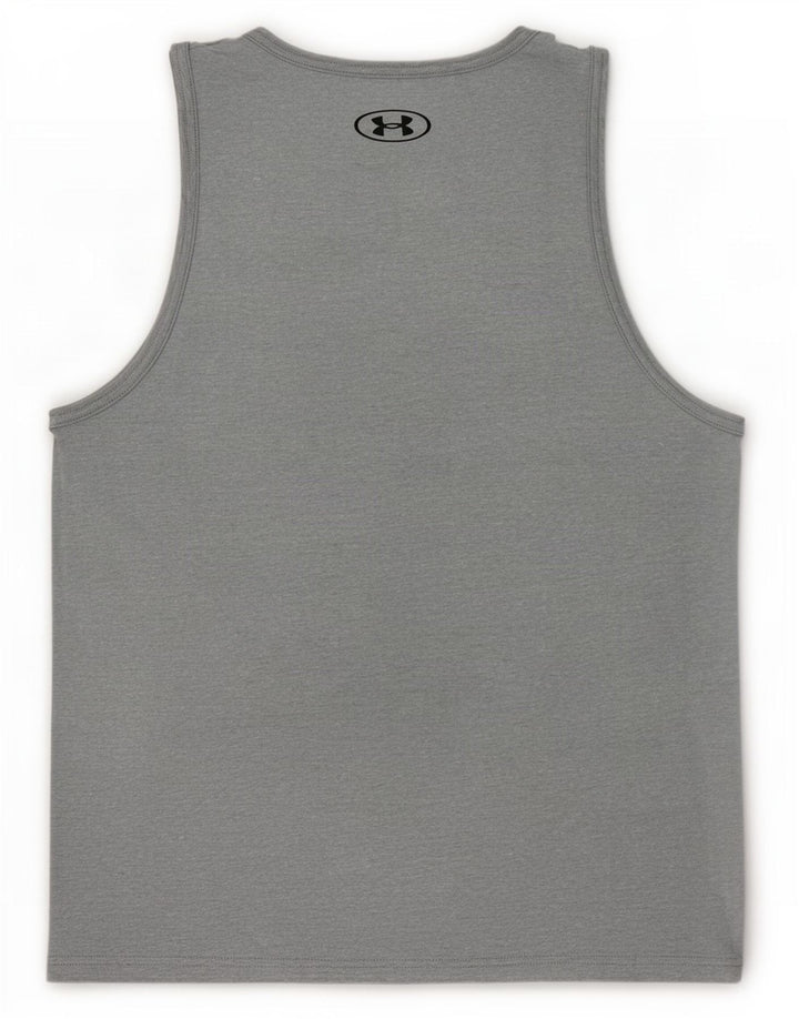 Under Armour Herre Grafisk Vest Top Medium Grey Flecked Bomuld