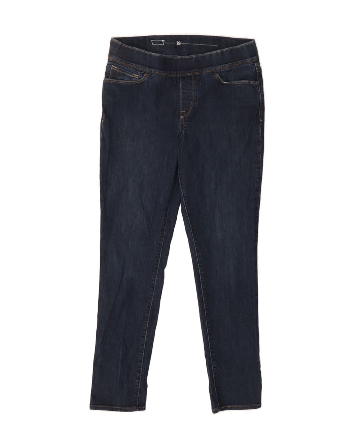 LEVI'S Womens Skinny Jeans W29 L32 Navy Blue Cotton Vintage Levi's and Second-Hand Levi's from Messina Hembry 
