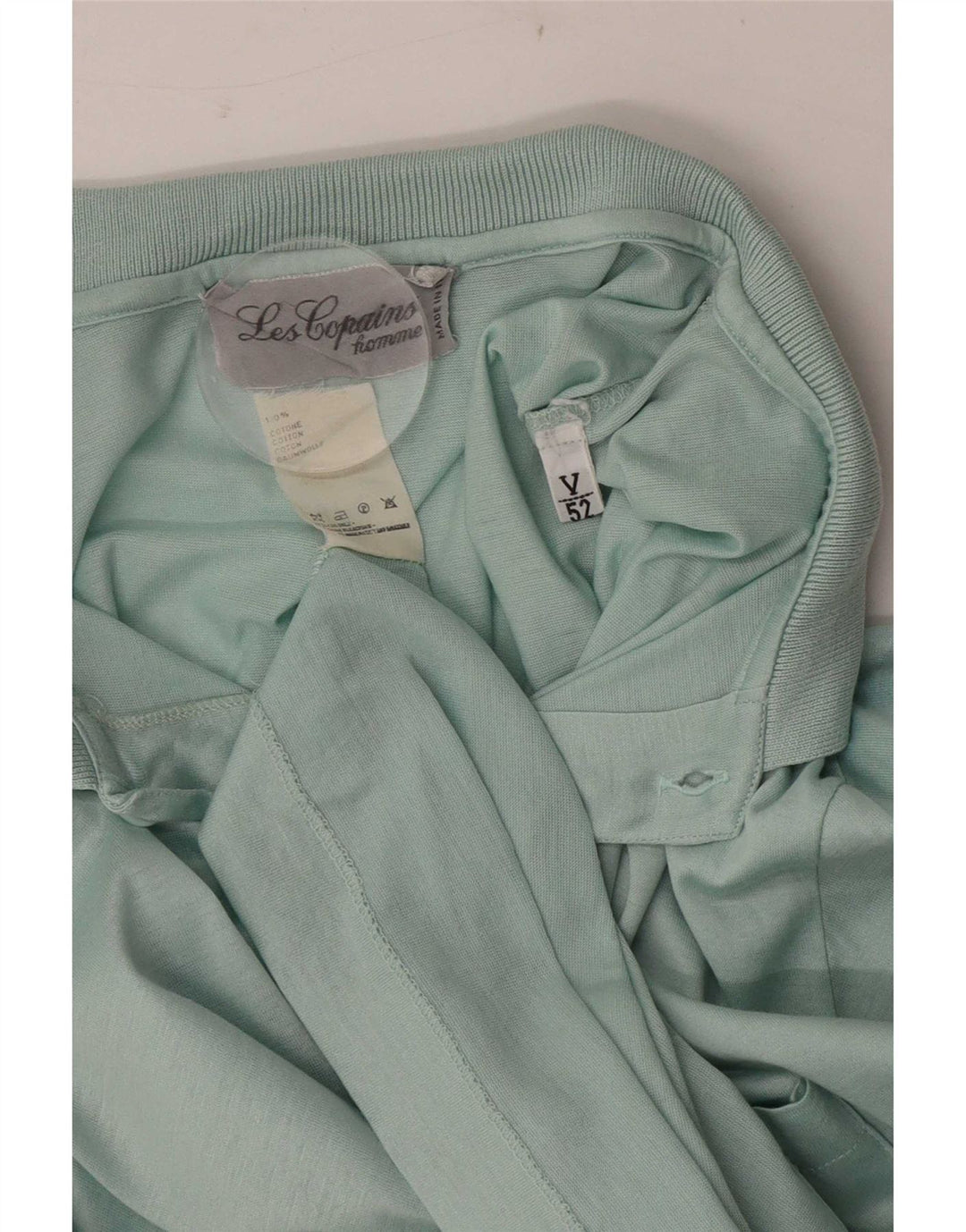 Les Copains Poloshirt til mænd IT 52 Stor grøn bomuld