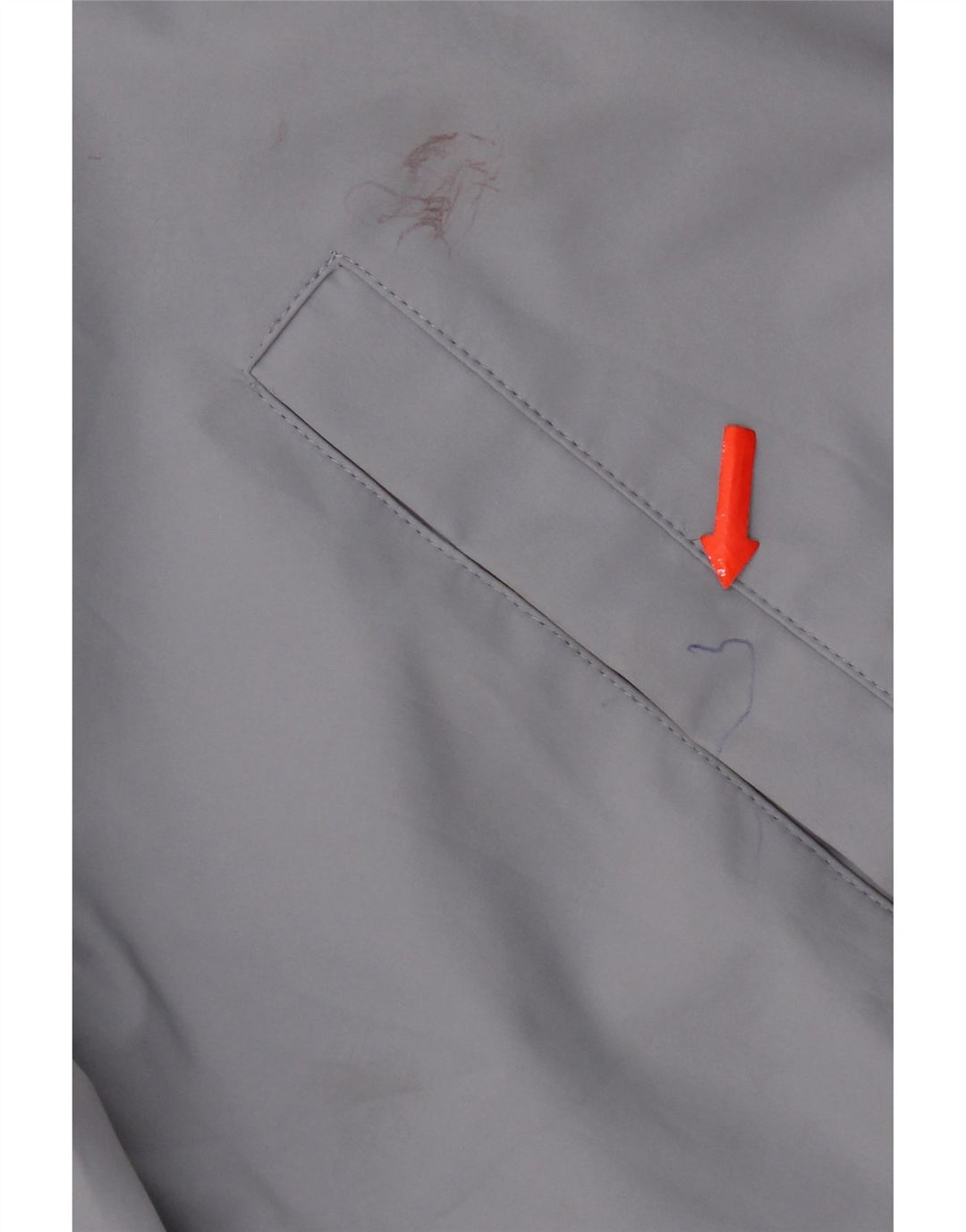 Zara Herre Bomber Jacket UK 38 Medium Grey Polyester
