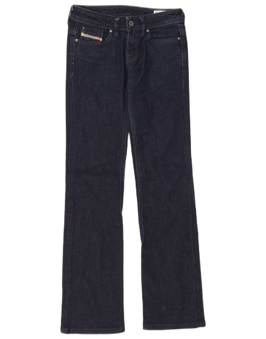 Diesel Dame BEBEL Bootcut Jeans W25 L30 Marineblå Bomuld
