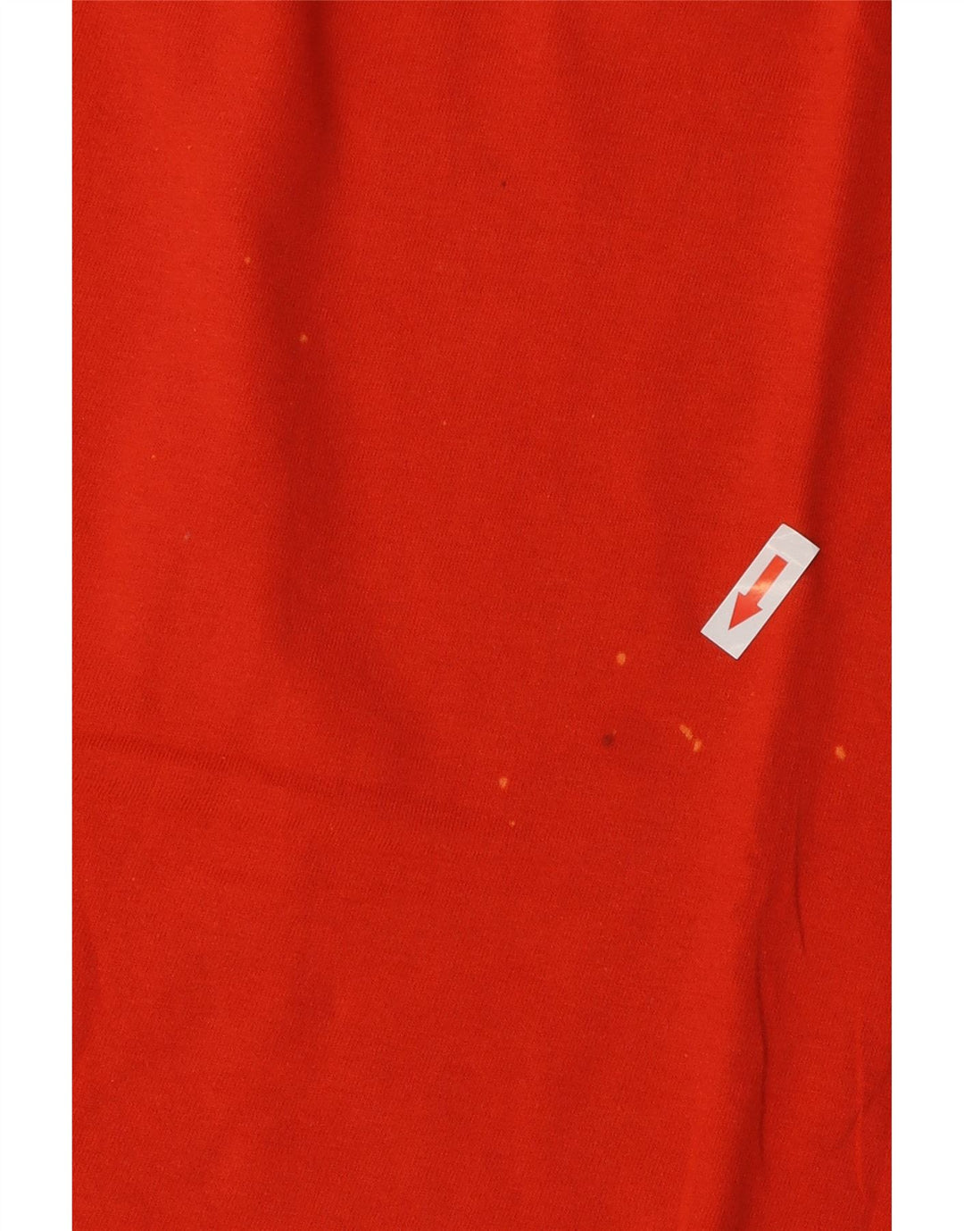 Benetton Herre Grafisk T-Shirt Top Stor Orange