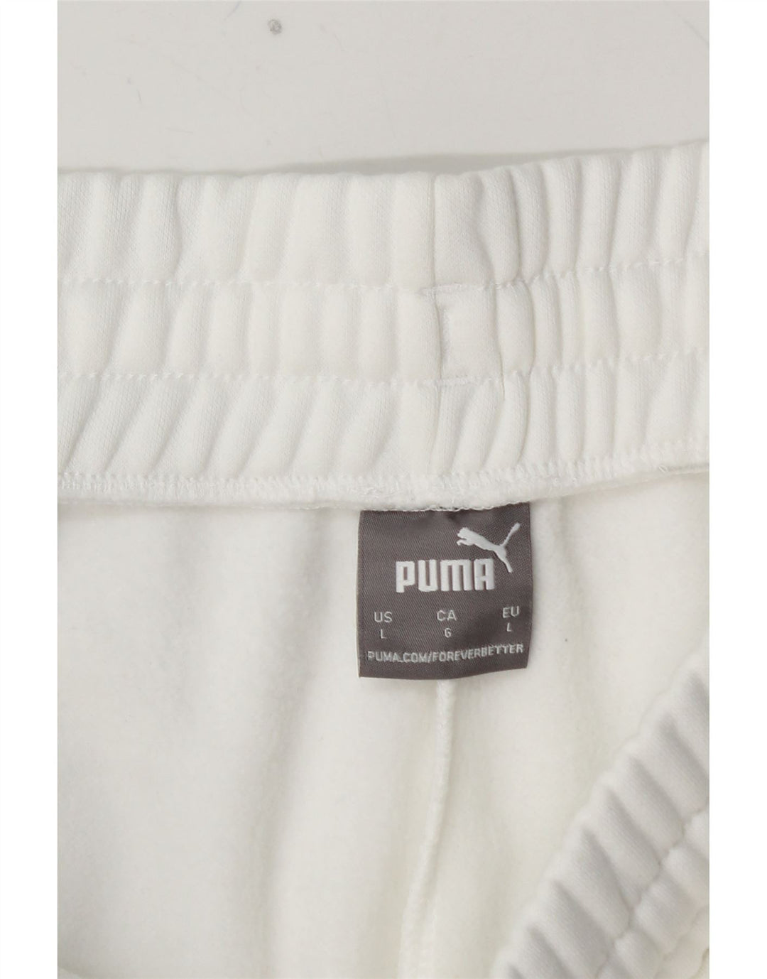 PUMA Grafisk træningsdragt bukser til mænd Joggers Large White Colourblock