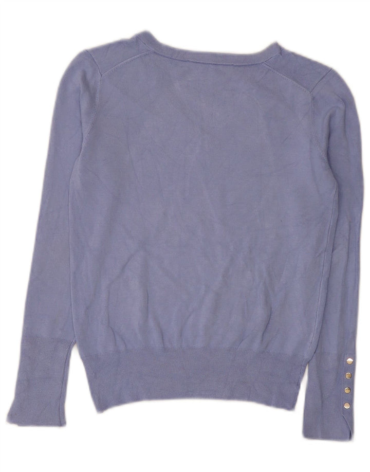Zara Dame V-hals sweater UK 10 Lille Lilla