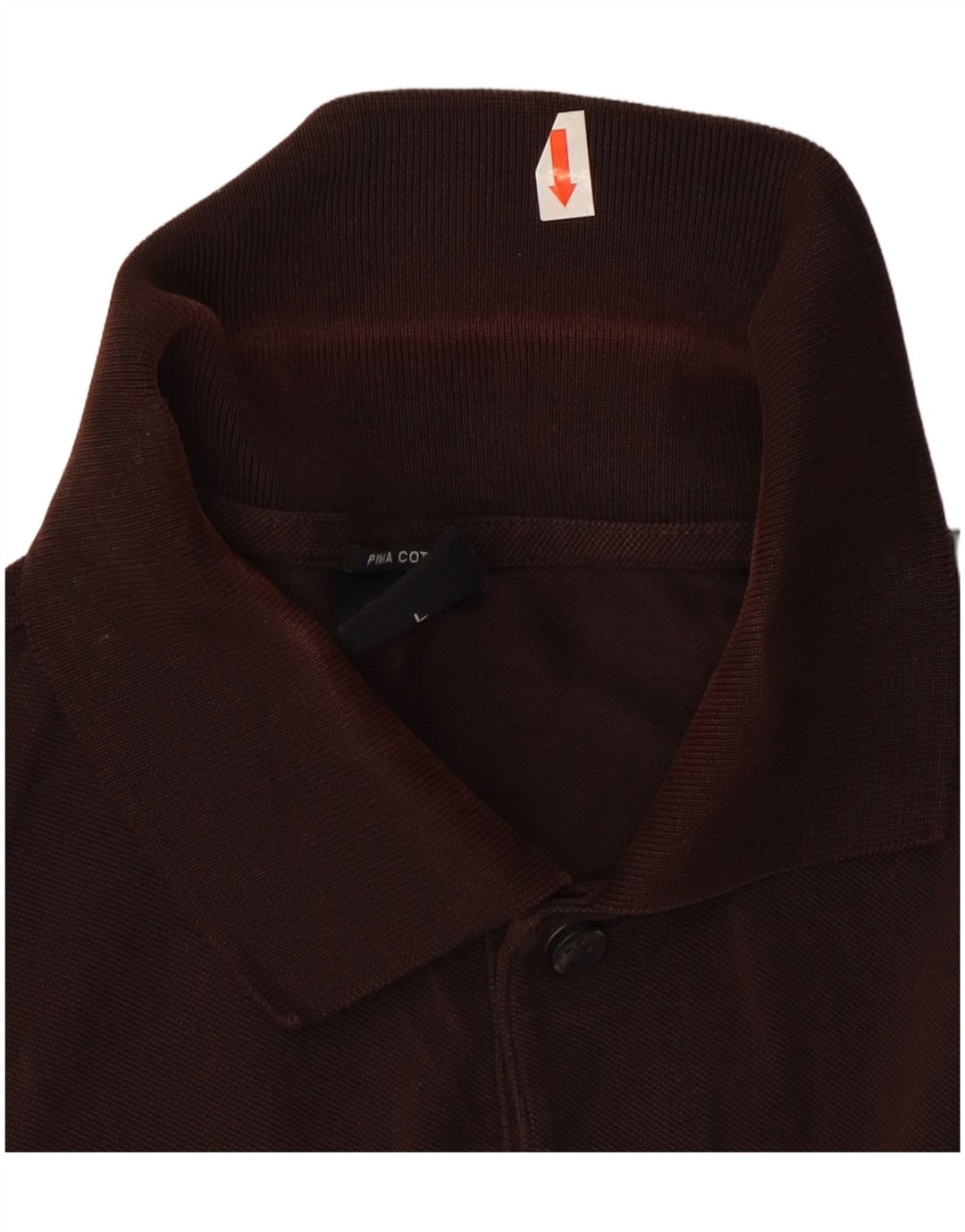 Hugo Boss herre poloskjorte stor brun bomuld