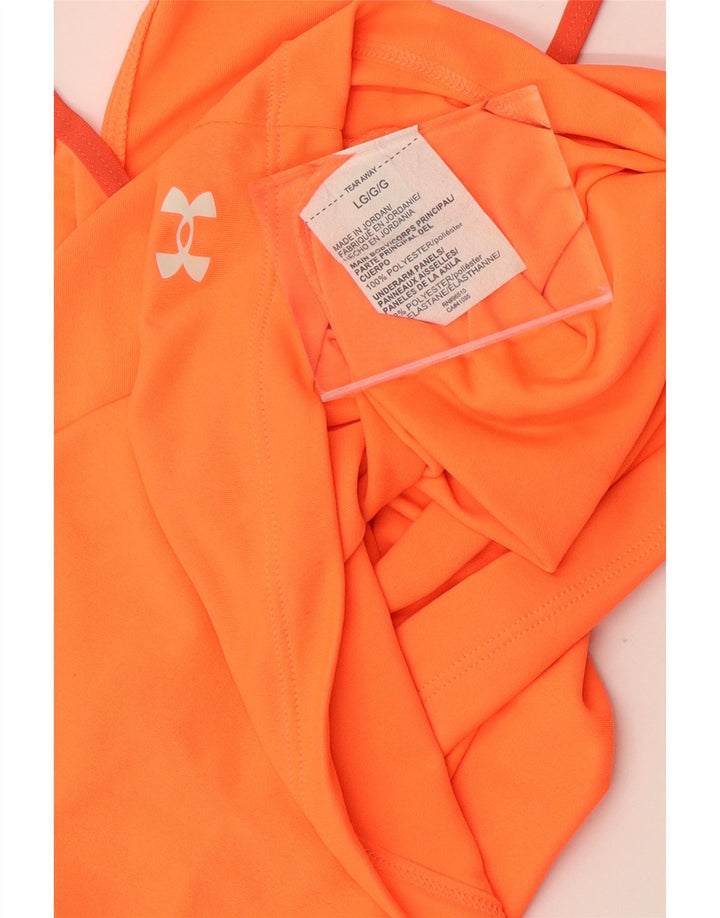 Under Armour Damevest Top UK 14 Stor Orange Polyester