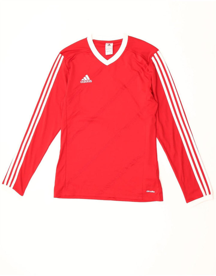 ADIDAS Herre Climalite Top Langærmet Lille Rød Polyester