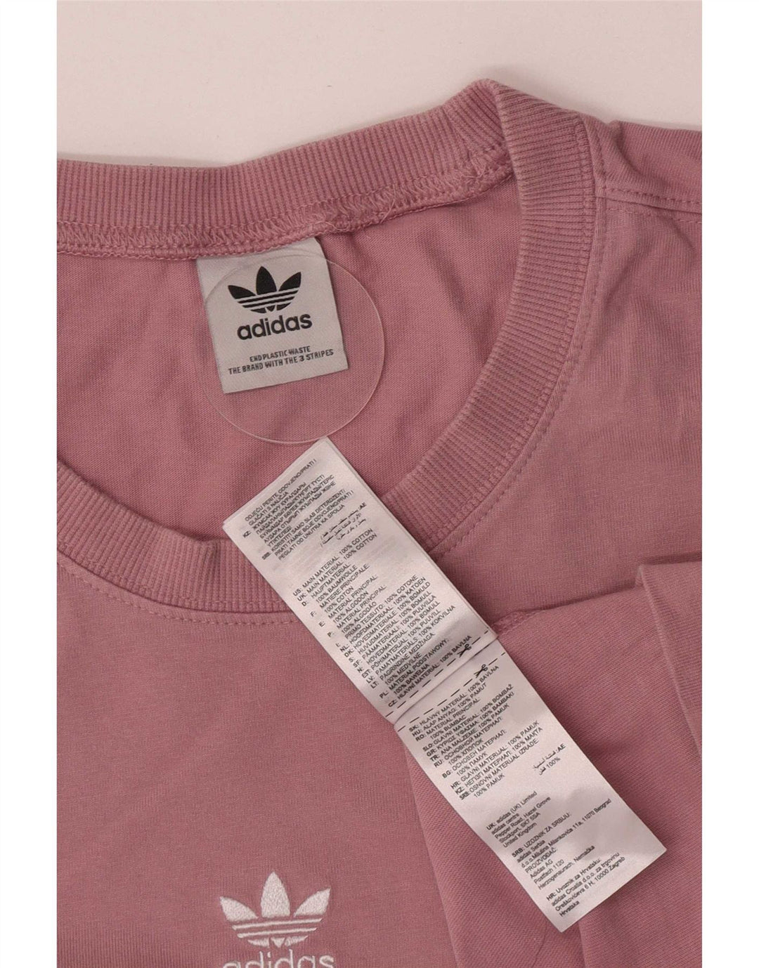 Adidas Herre T-Shirt Top 2XL Pink Bomuld
