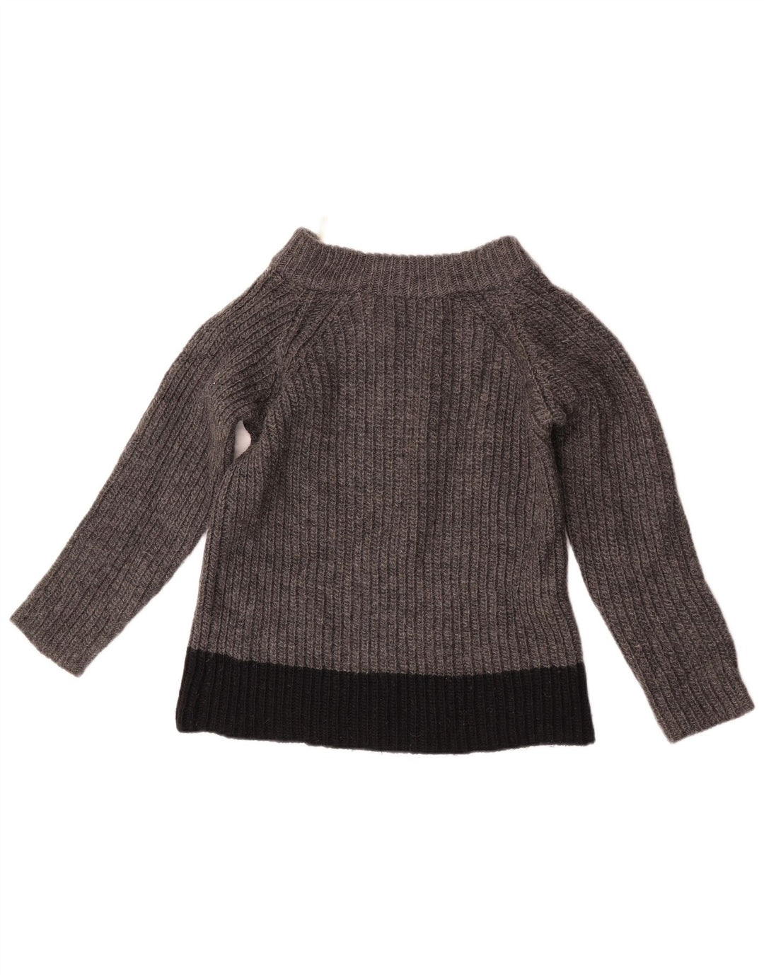 Sportmax trøje med lynlås til kvinder UK 10 Small Grey Colourblock