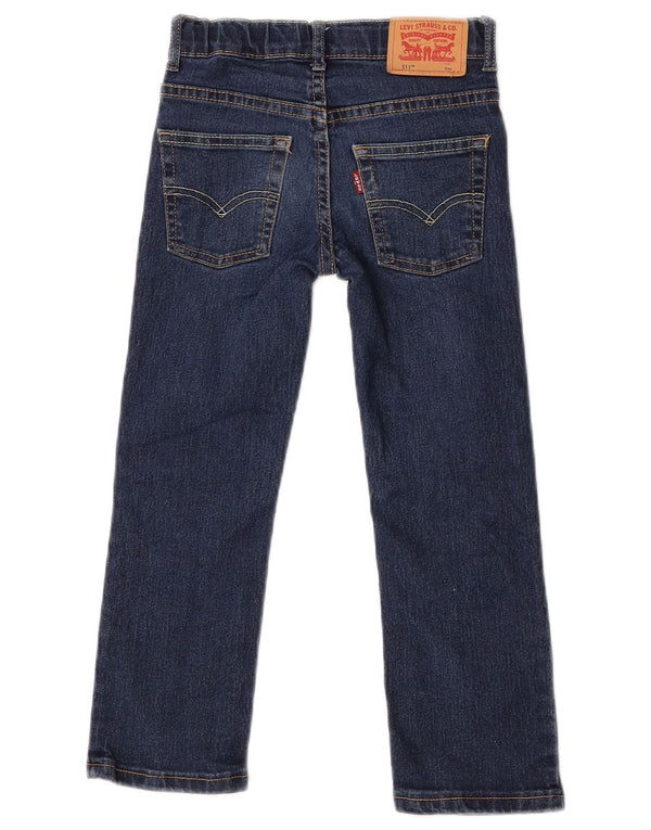 Levi's Boys 511 Slim Jeans 5-6 år W22 L19 Blå Bomuld