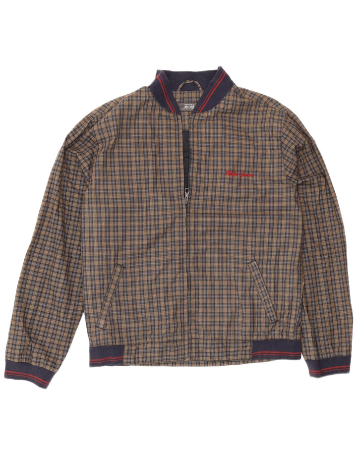 Rifle Bomber Jacket UK 40 Stor brun ternet polyester