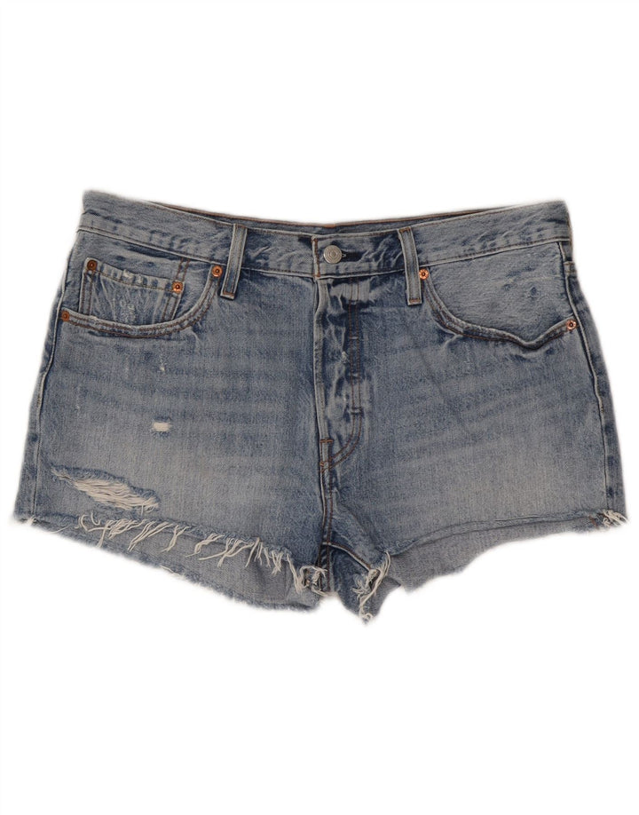 Levi's Womens 501 denimshorts W32 Medium Blue Bomuld