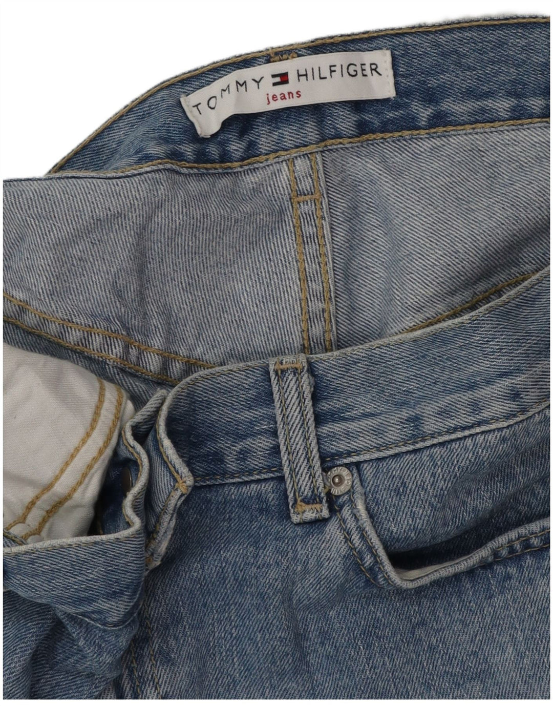 Tommy Hilfiger denimshorts til kvinder W36 XL Blå