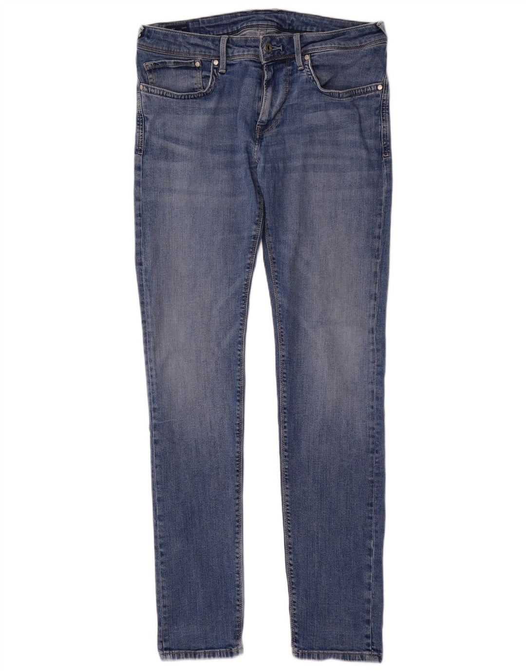 PEPE Jeans Dame Slim Jeans W34 L34 Blå