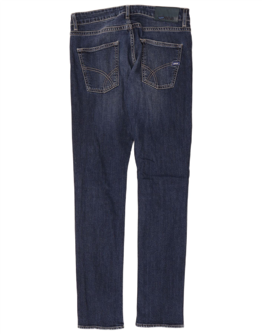 Gas Dame Slim Jeans W29 L32 Blå Bomuld
