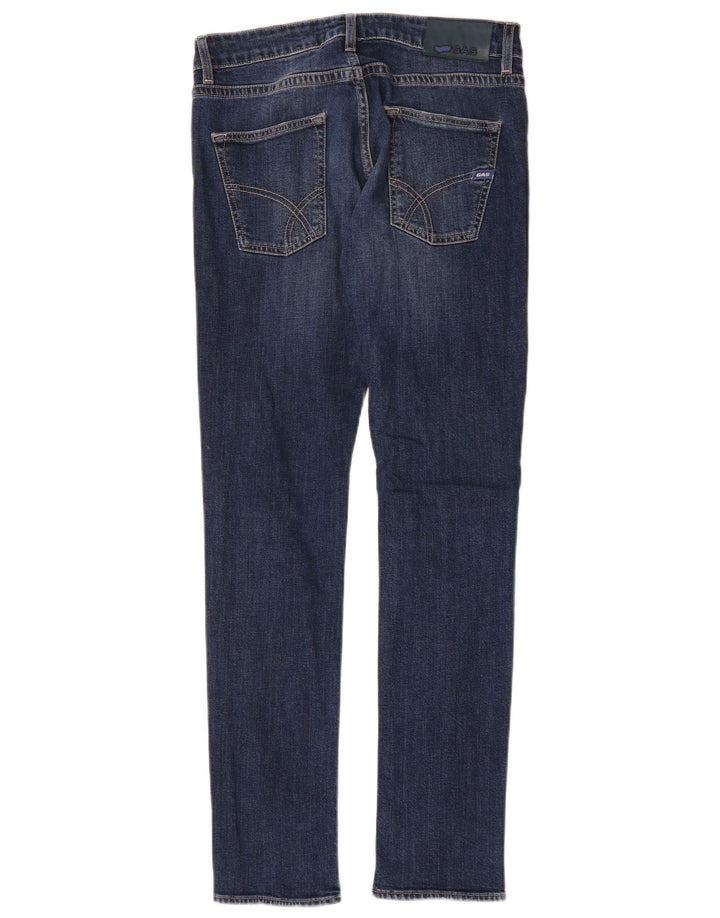 Gas Dame Slim Jeans W29 L32 Blå Bomuld