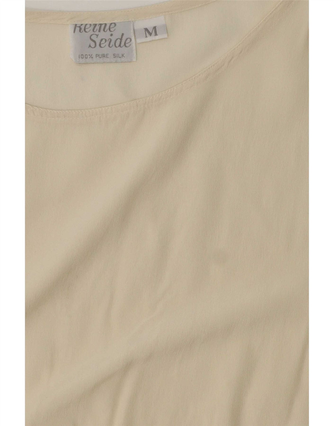 Reine Seide Damevest Top UK 14 Medium Beige Silke