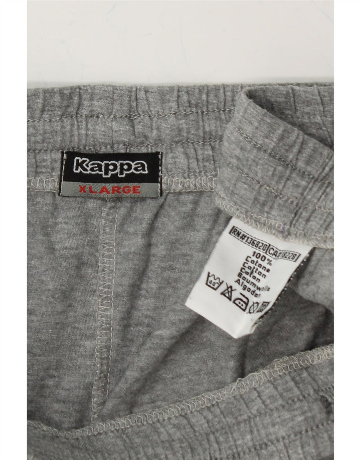 KAPPA Mens Sport Shorts XL  Grey Cotton Vintage Kappa and Second-Hand Kappa from Messina Hembry 