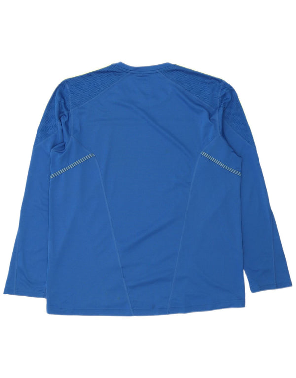 Adidas Herre Top Langærmet XL Blå Polyester