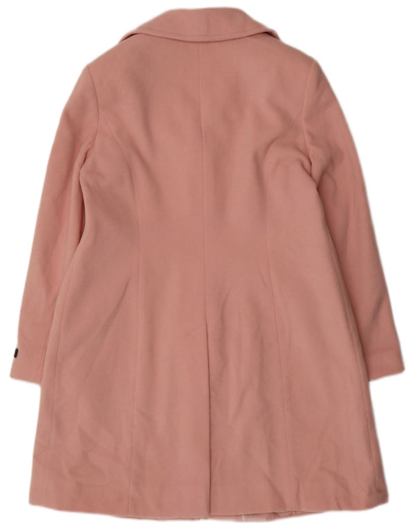Marks & Spencer Dameoverfrakke UK 16 Large Pink Wool