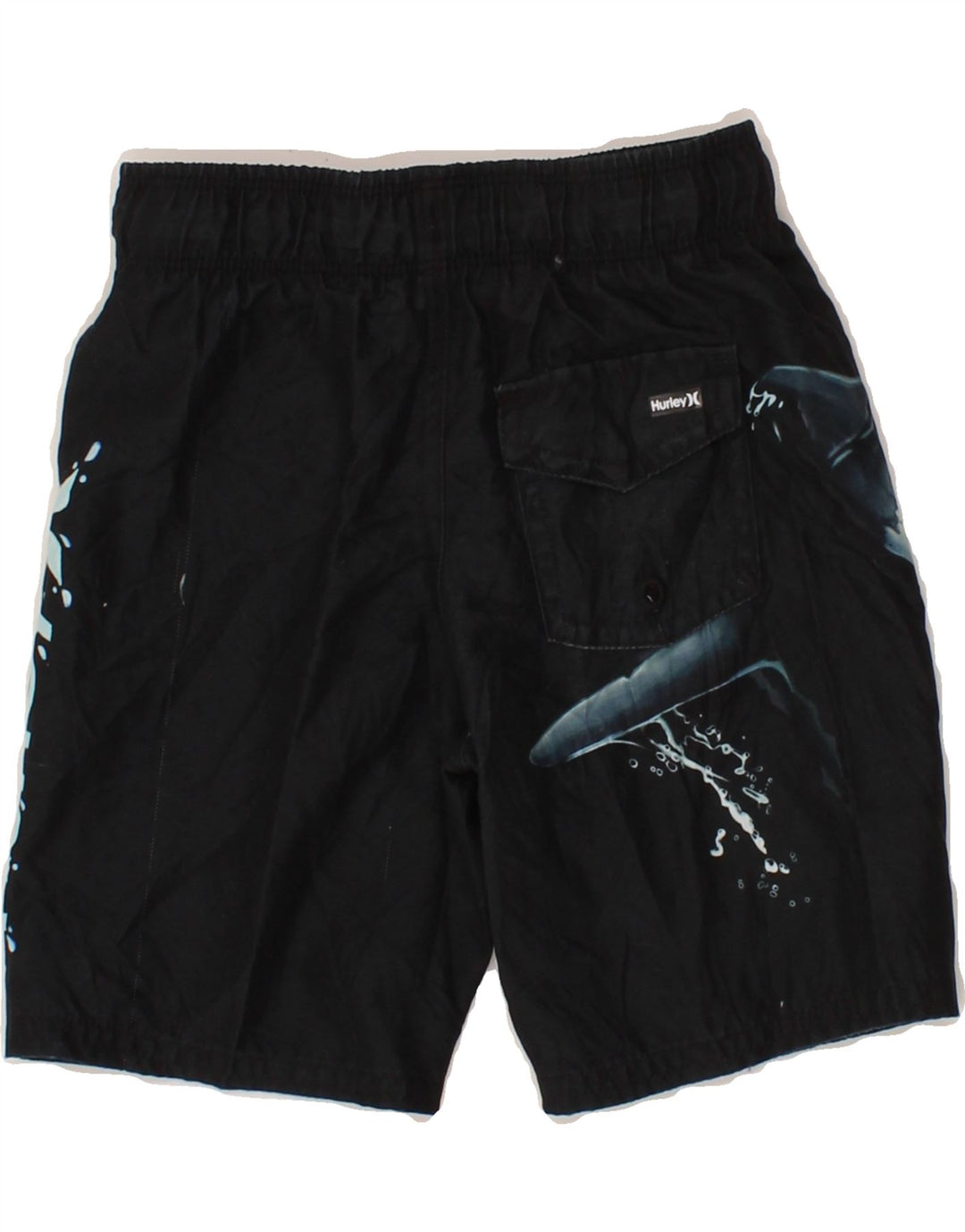HURLEY Boys Graphic Swimming Shorts 3-4 Years  Black Polyester Vintage Hurley and Second-Hand Hurley from Messina Hembry 