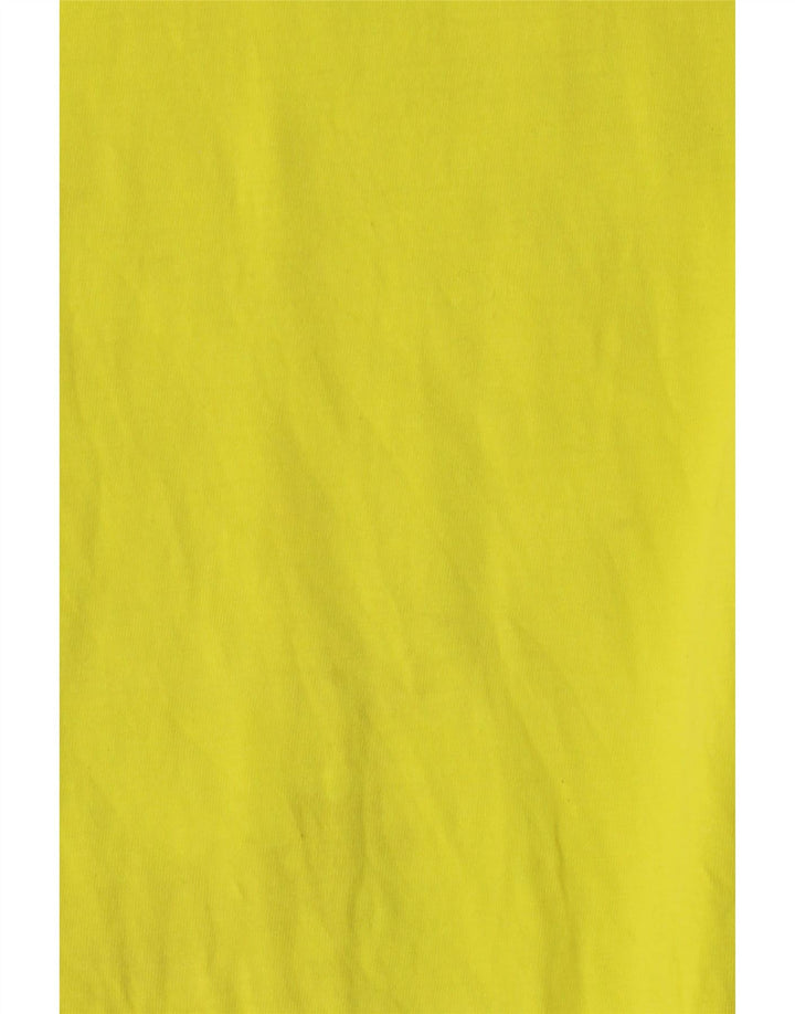 Umbro Herre T-Shirt Top 2XL Gul Bomuld