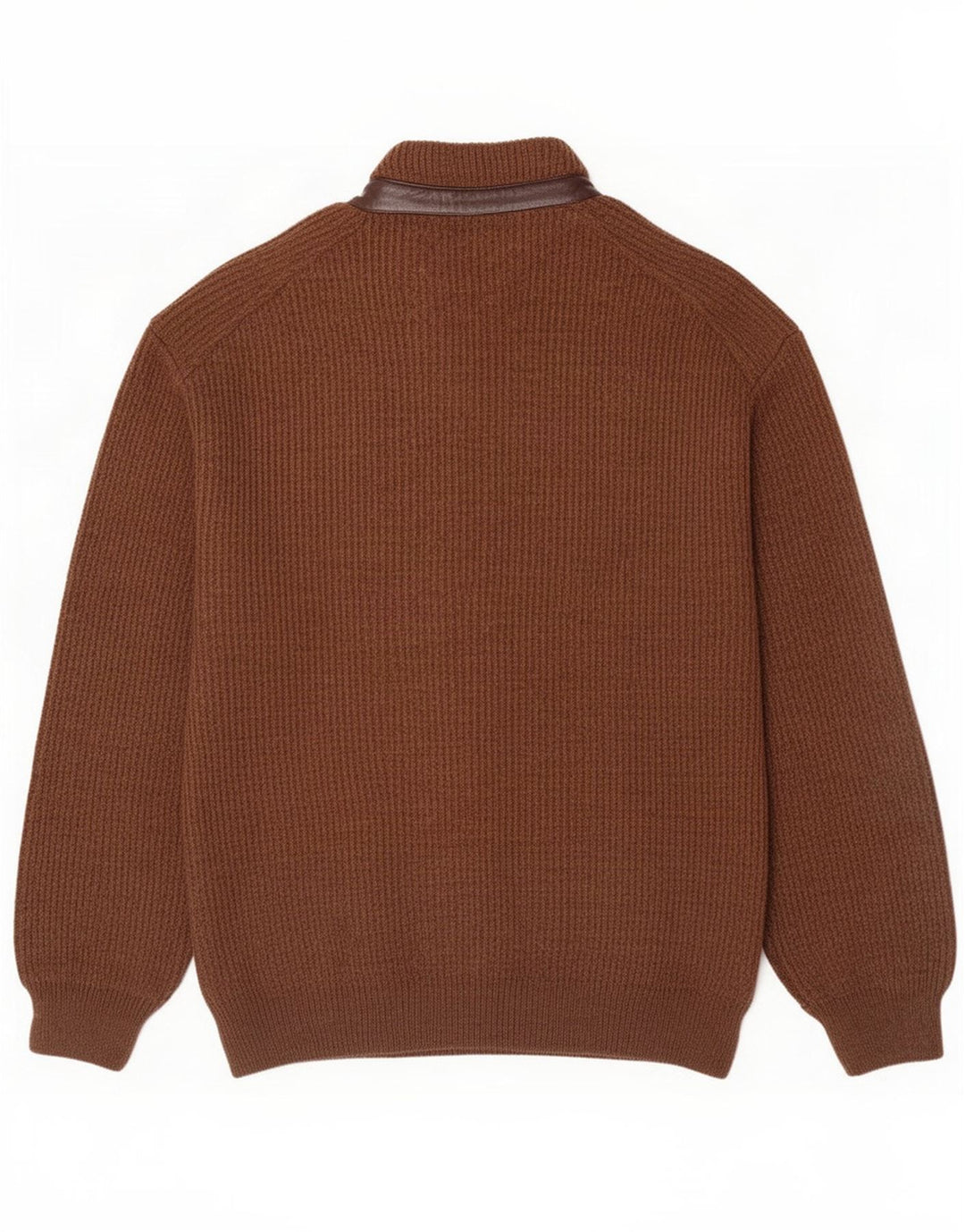 Marek Herre Cardigan Sweater Stor Brun Akryl