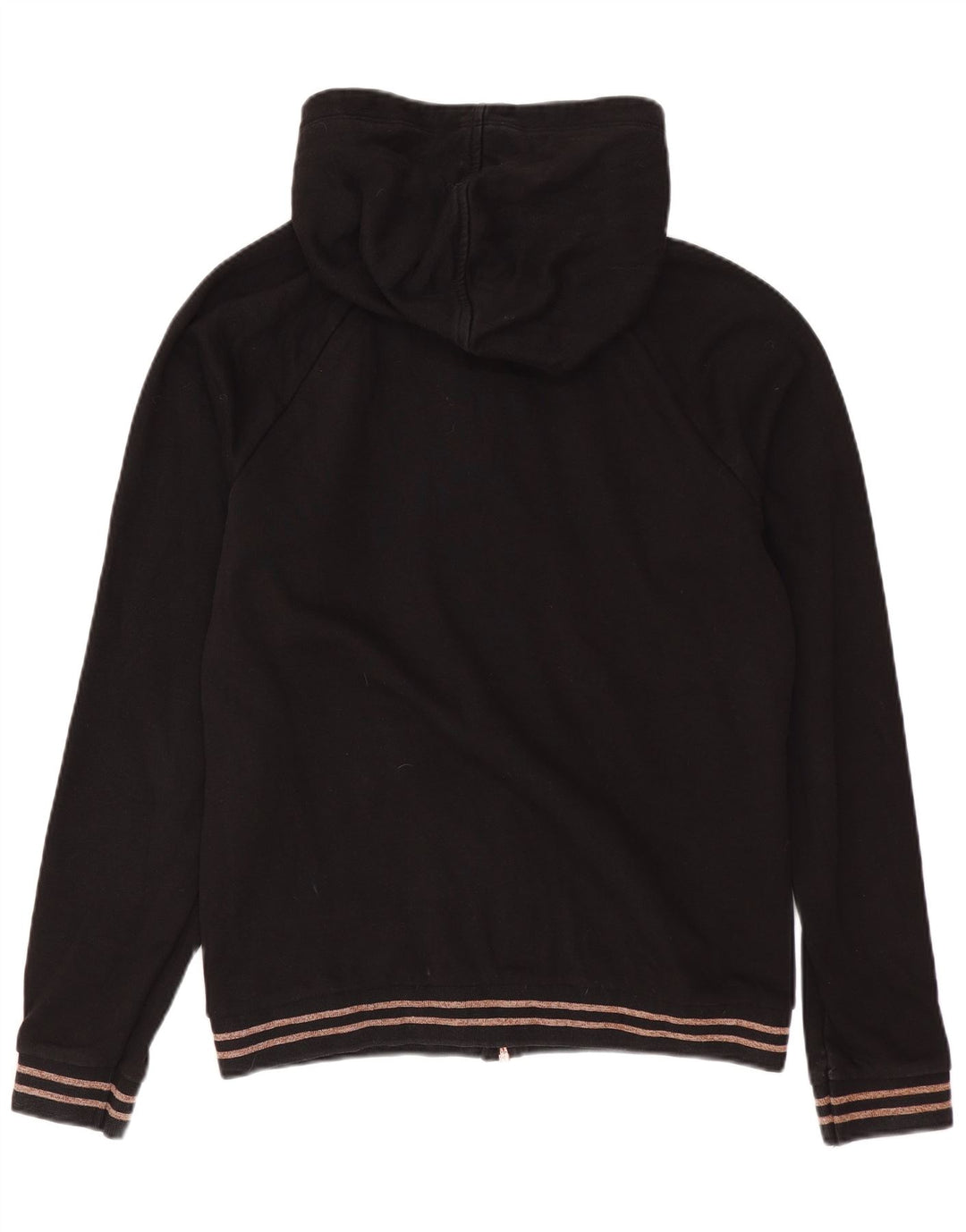 Puma Dame Hættetrøje Sweater UK 14 Medium Sort Bomuld
