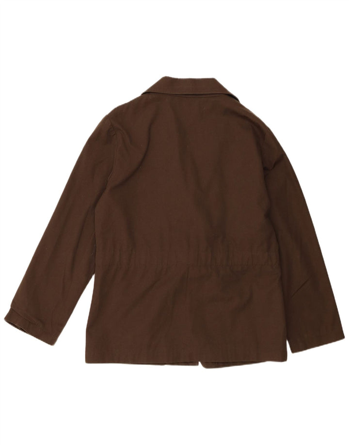 Sasha Womens Utility Jacket UK 14 Large Khaki Cotton