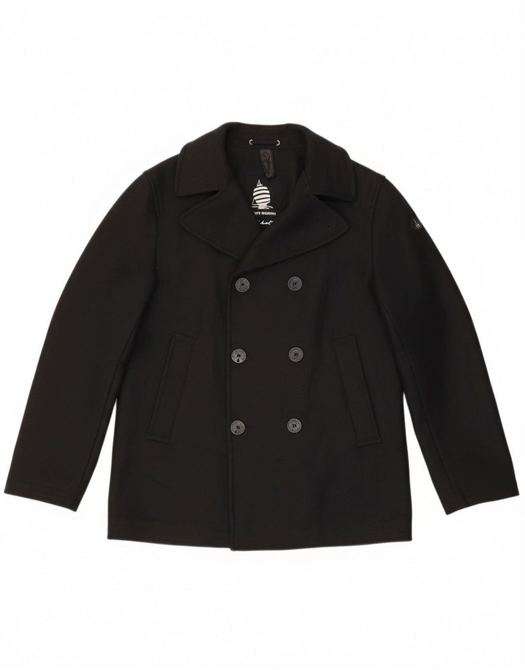 Marina Yachting Herre Pea Coat IT 50 Stor Sort Uld