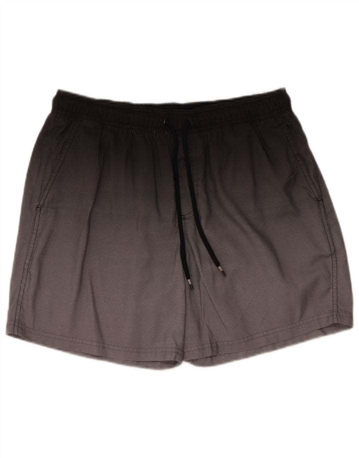 Marks & Spencer Badeshorts til mænd mellemgrå Colourblock Polyester