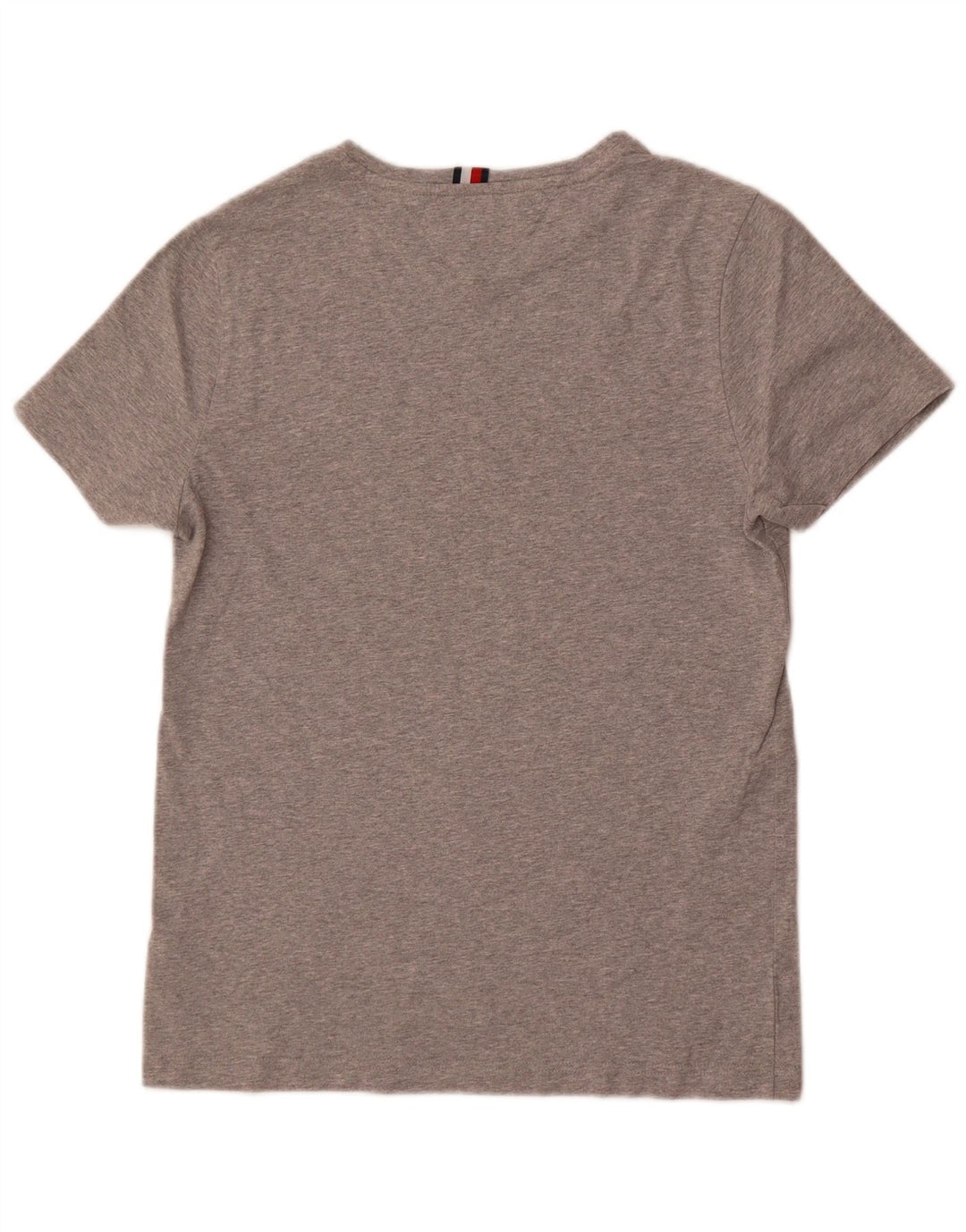 Tommy Hilfiger Herre grafisk T-shirt Top Lille grå Flecked Bomuld