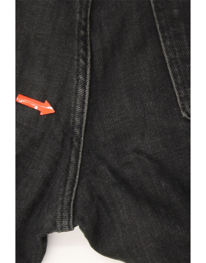 ZARA Womens Straight Jeans EU 38 Small W28 L26 Black Cotton Vintage Zara and Second-Hand Zara from Messina Hembry 