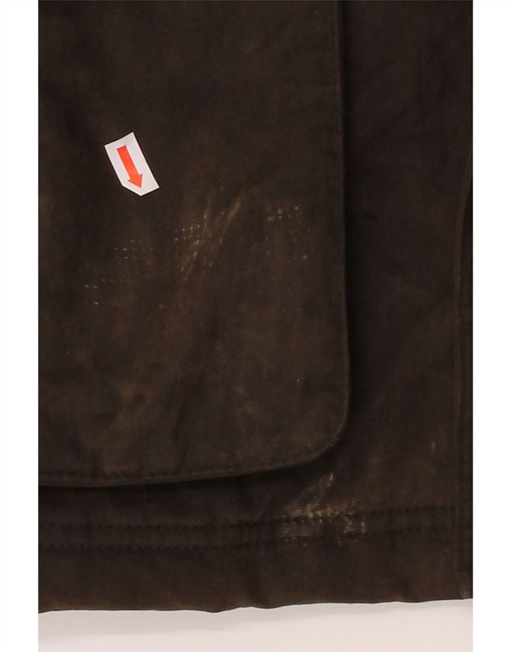 MASSIMO DUTTI Herre vokset bomuldsjakke UK 44 2XL Brun