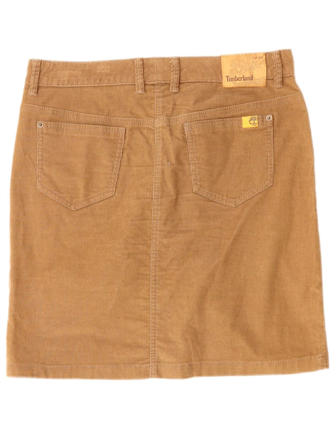Timberland Womens Corduroy Nederdel W29 Medium Beige Bomuld
