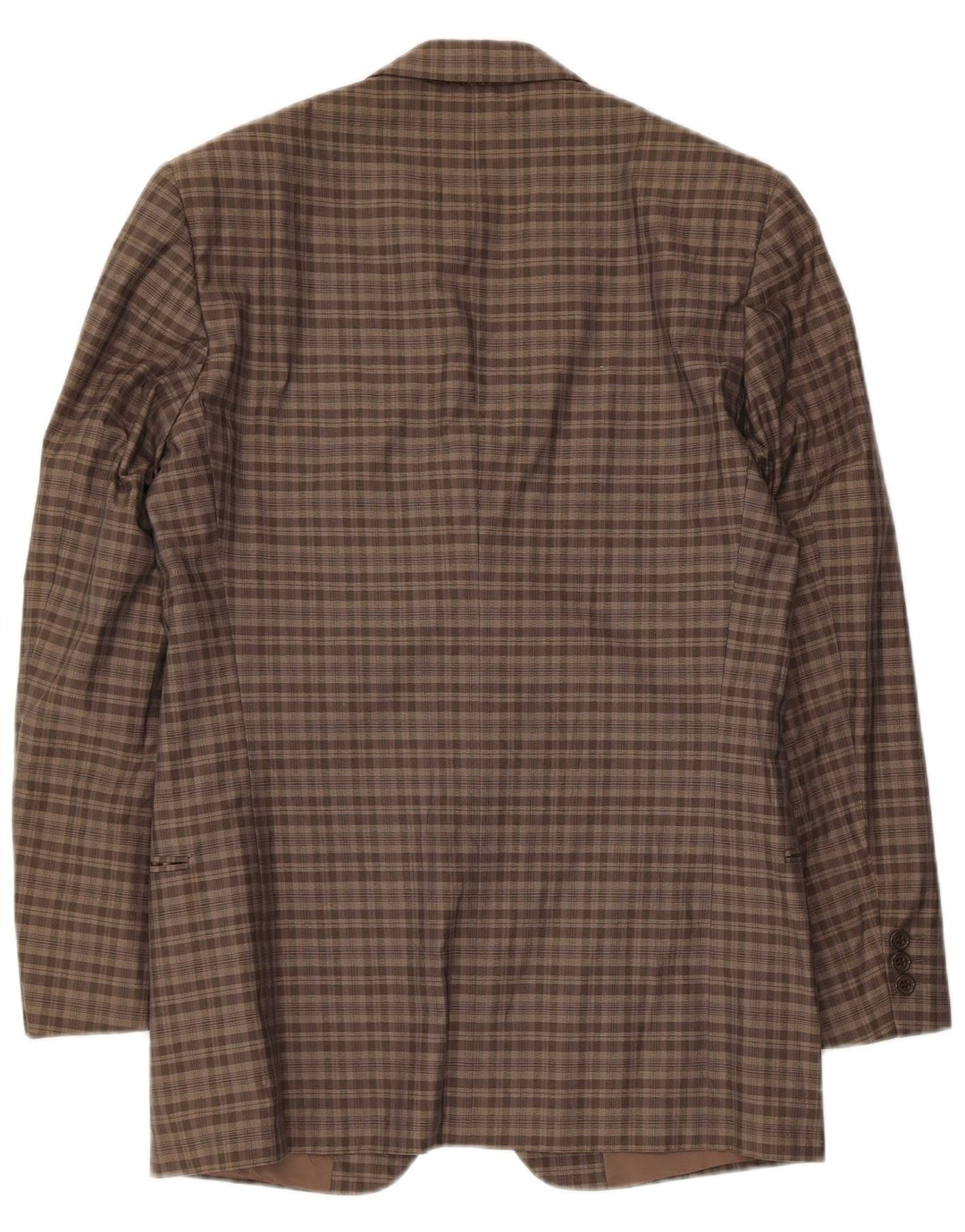 Giorgio Armani Herre 2-knaps blazerjakke UK 34 XS brun ternet