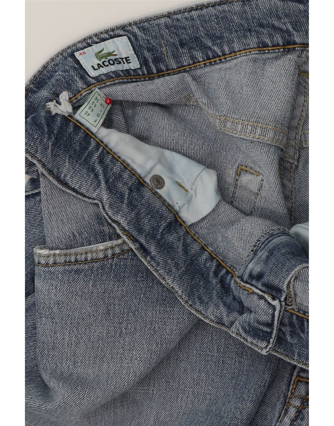 LACOSTE Straight jeans til mænd Suze 46 Large W36 L31 Blå