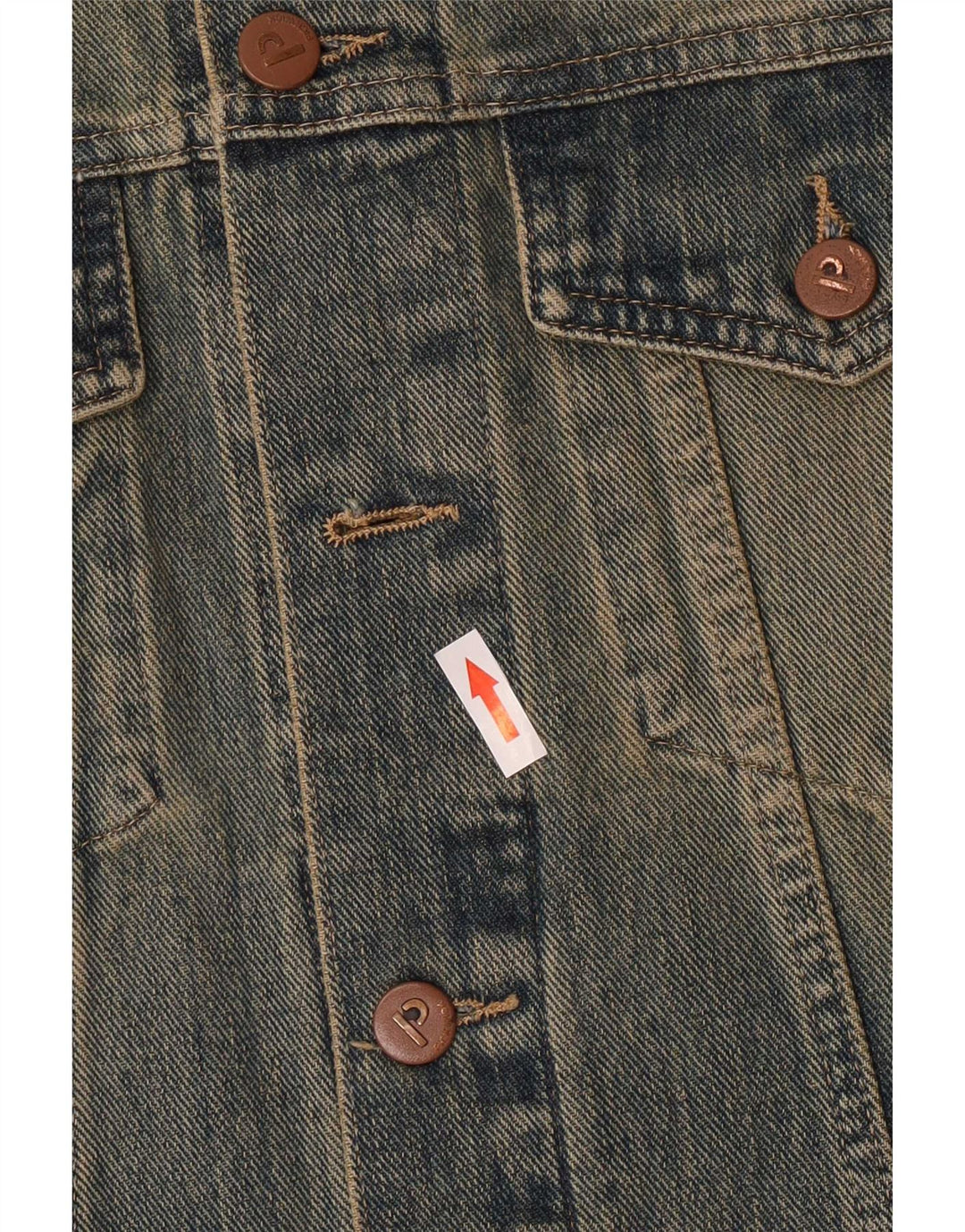 Pickwick Dame denimjakke UK 14 Medium Blue Cotton Classic