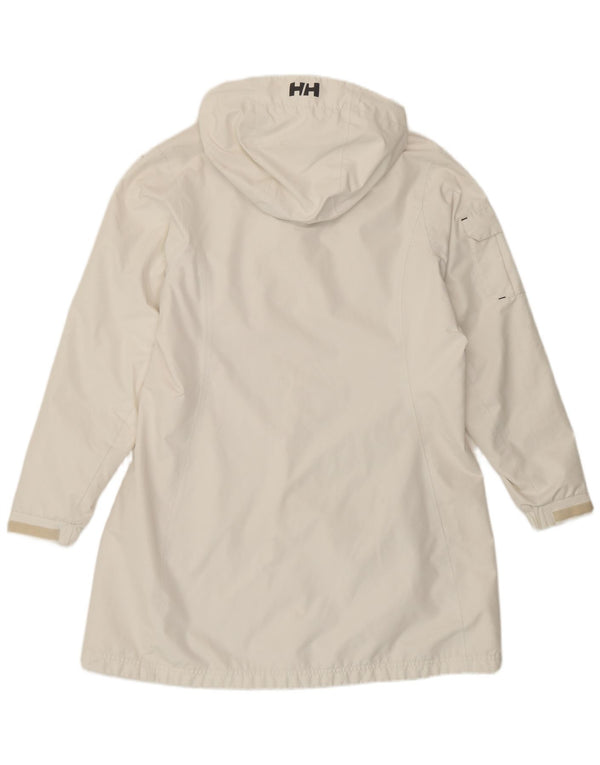 Helly Hansen Regnfrakke med hætte til kvinder UK 16 Large White