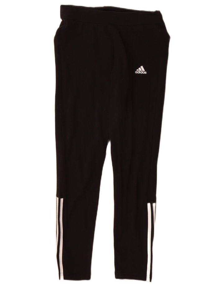 Adidas Dame Leggings UK 8/10 Small Black Bomuld