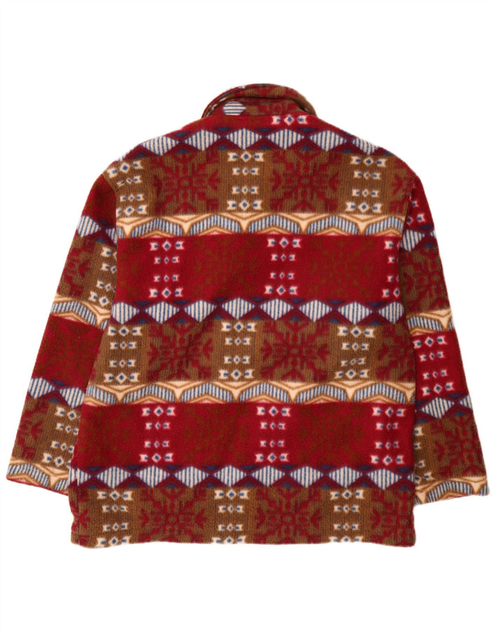 Vintage Bomber Jacket til mænd UK 42 XL Multicolored Fair Isle