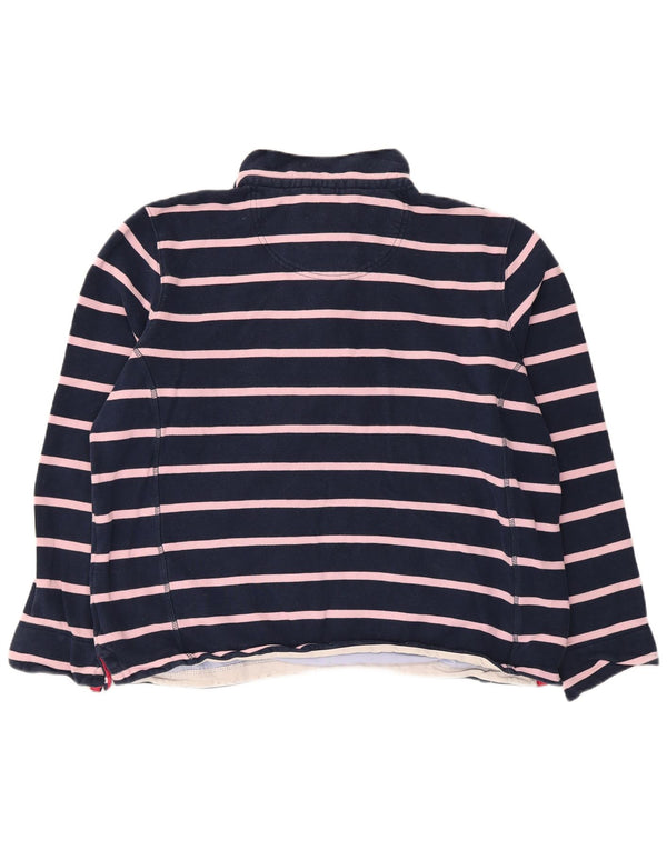 Besætningstøj Dame Oversized Sweatshirt Jumper UK 18 XL Marineblå Stribet