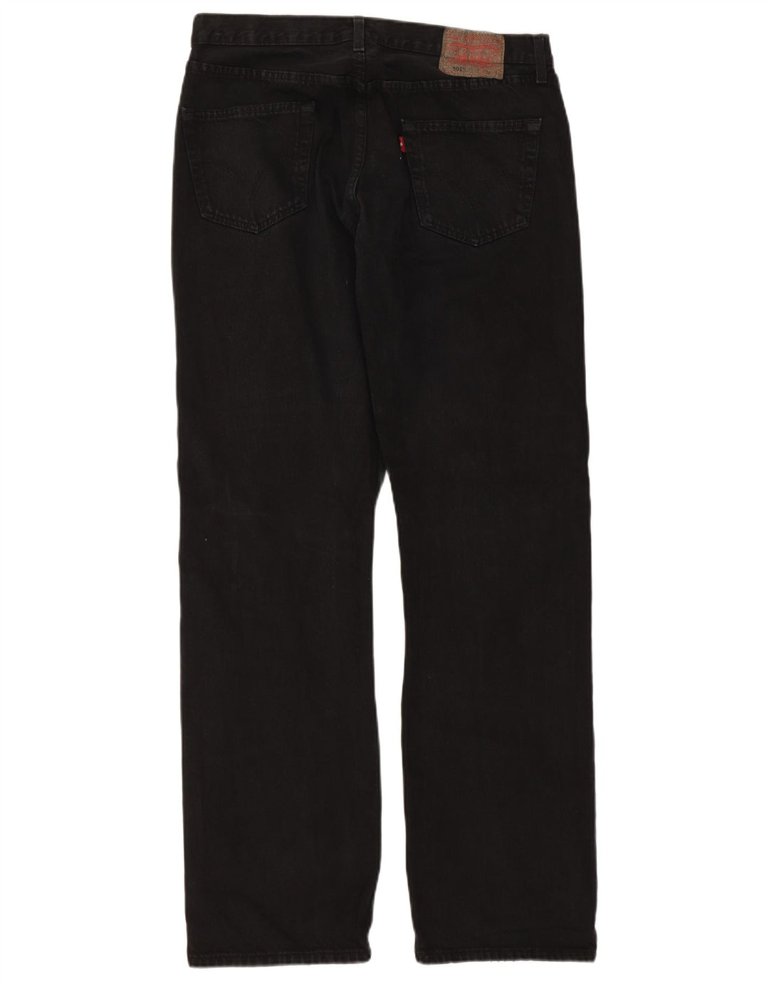 Levi's Herre 501 lige jeans W36 L34 sort bomuld