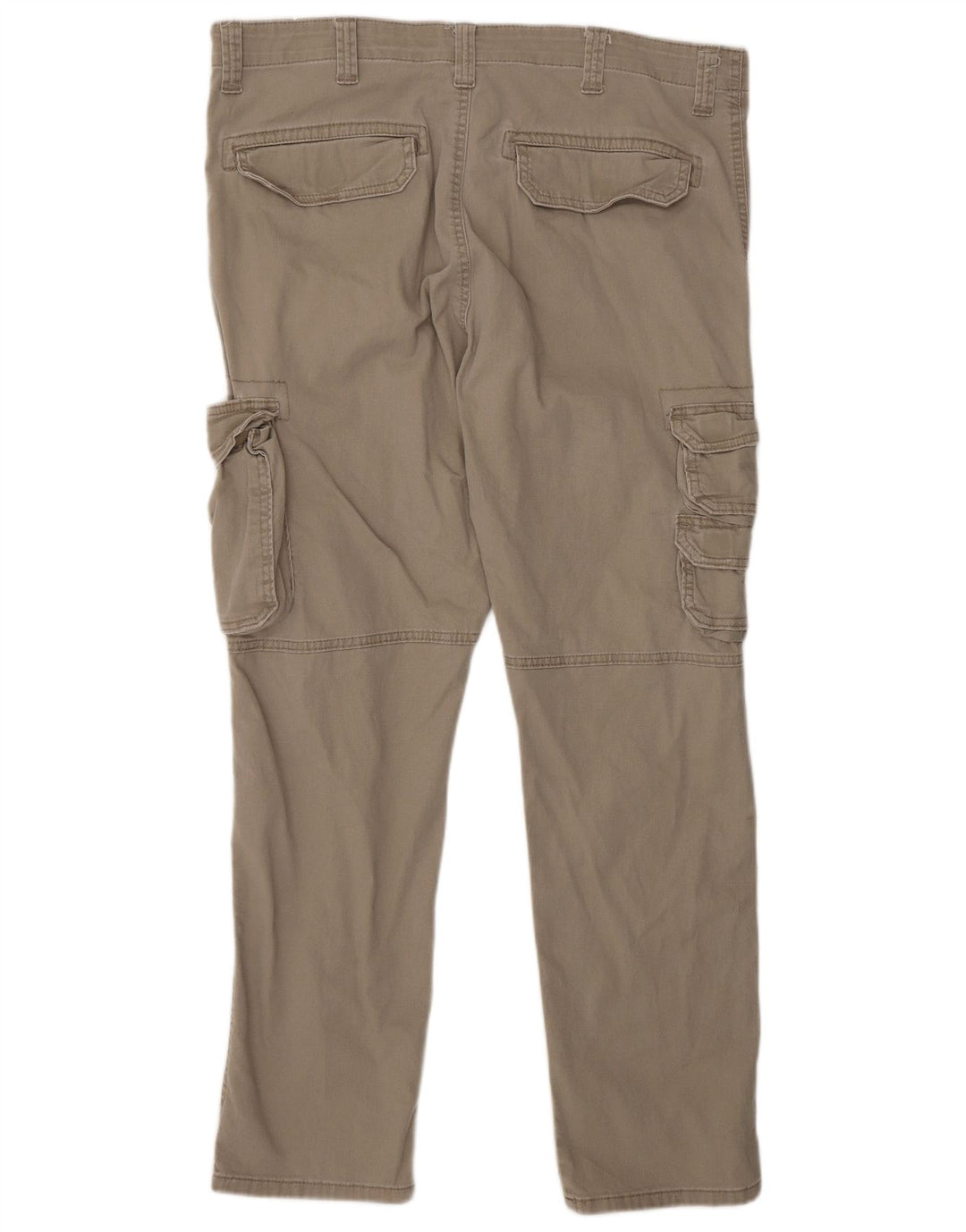 WRANGLER Herre Regular Fit Tapered Cargo Bukser W36 L30 Grå Bomuld