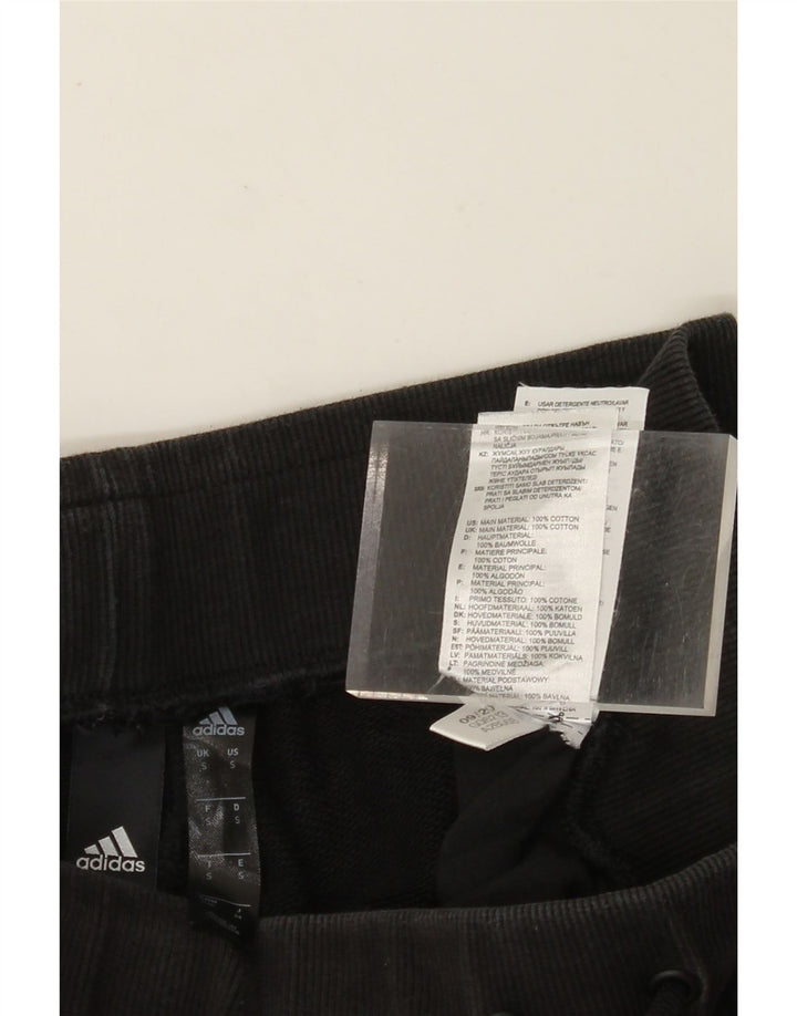 ADIDAS Grafisk træningsdragt Bukser til kvinder Joggers UK 10 Small Black Bomuld